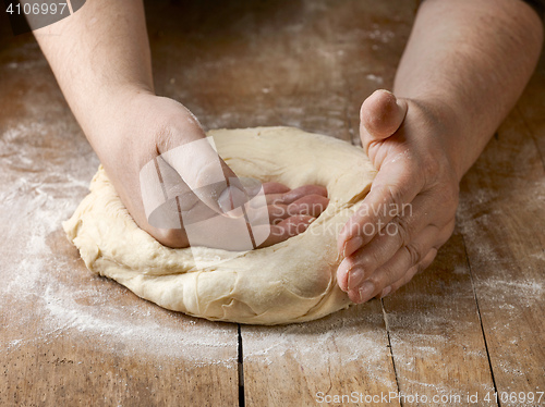 Image of fresh raw dough