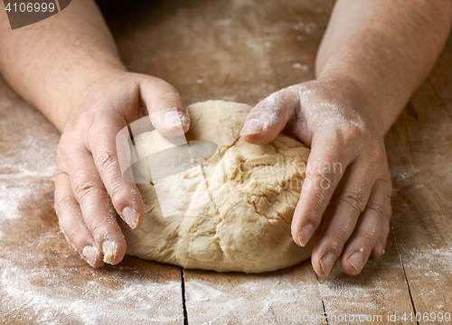 Image of fresh raw dough