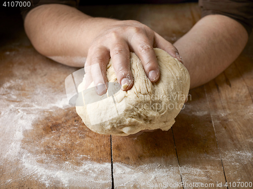 Image of fresh raw dough