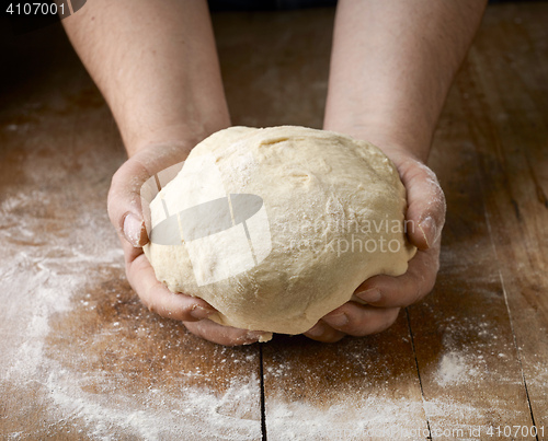 Image of fresh raw dough