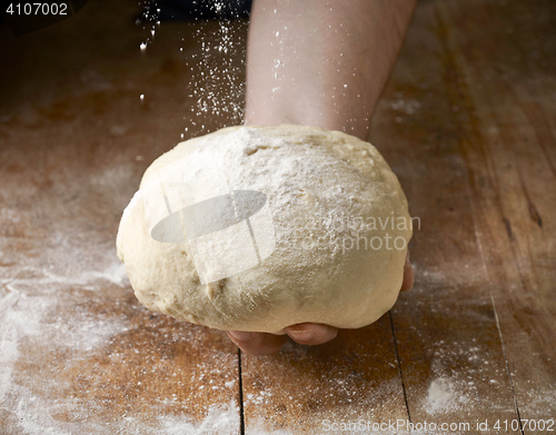 Image of fresh raw dough