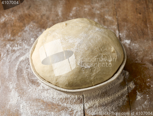 Image of fresh raw dough