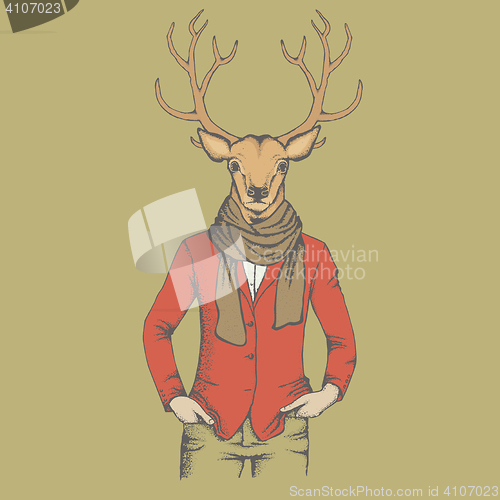 Image of Deer vector illustration