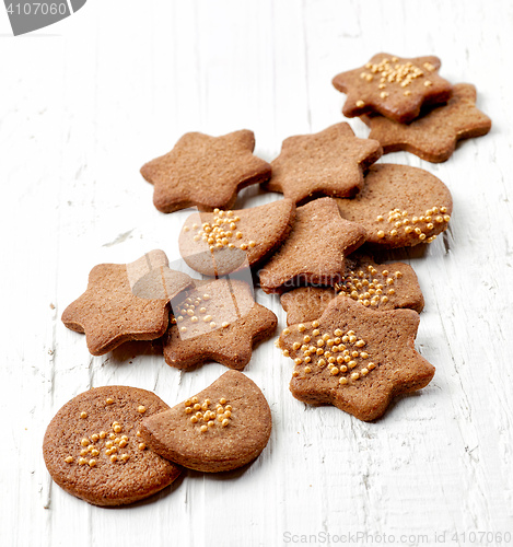 Image of freshly baked gingerbread cookies