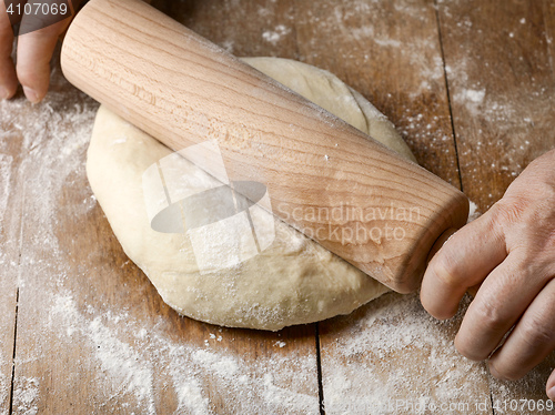 Image of fresh raw dough