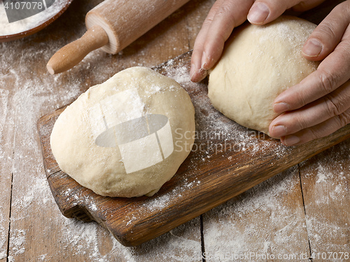 Image of fresh raw dough