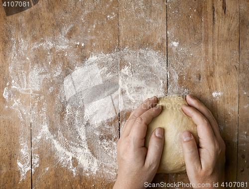 Image of fresh raw dough