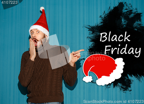 Image of Black Friday sale - holiday shopping concept