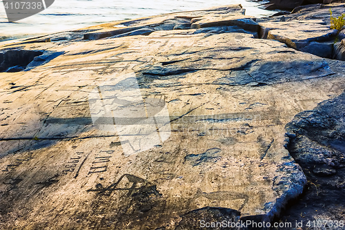 Image of Onega Petroglyphs On The Cape Besov Nos