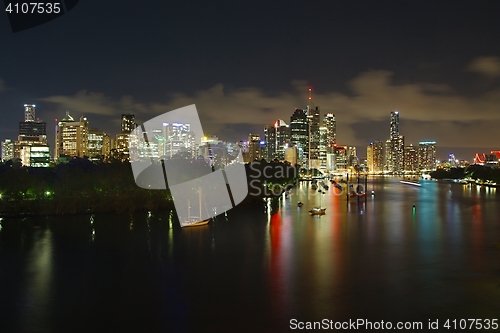 Image of Brisbane night view