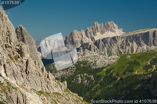 Image of Dolomites mountain landscape