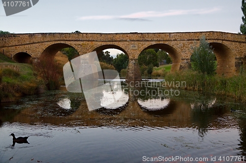 Image of Old bridge over a river