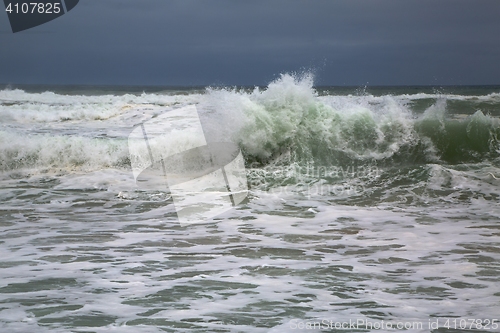 Image of Stormy Waves Breaking