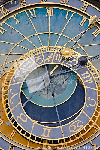 Image of Old astronomical clock detail