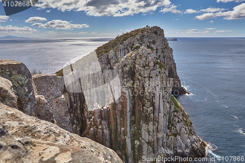 Image of Rugged coastline cliffs