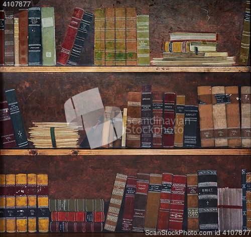 Image of Antique book on a shelf