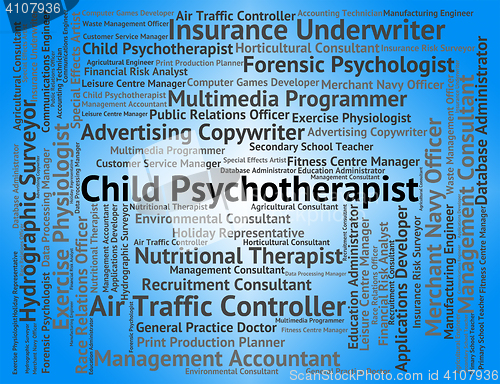 Image of Child Psychotherapist Indicates Personality Disorder And Childs