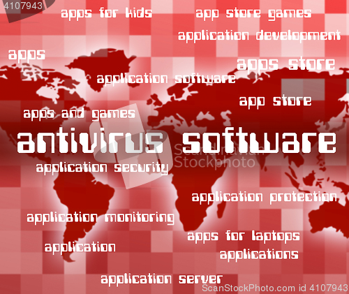 Image of Antivirus Software Indicates Programs Unsecured And Spyware