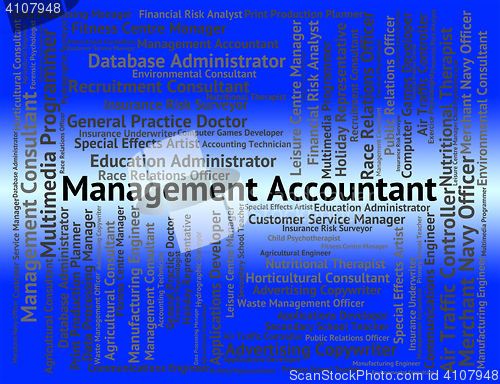 Image of Management Accountant Indicates Balancing The Books And Accounta