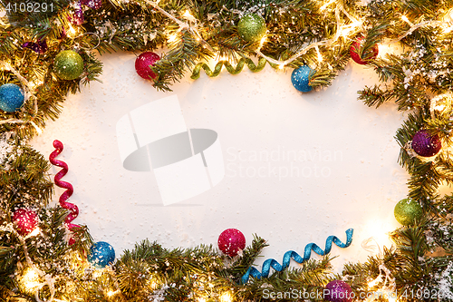 Image of Empty space for Christmas greeting