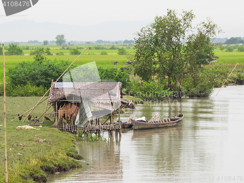 Image of Riverside house in the Rakhine State