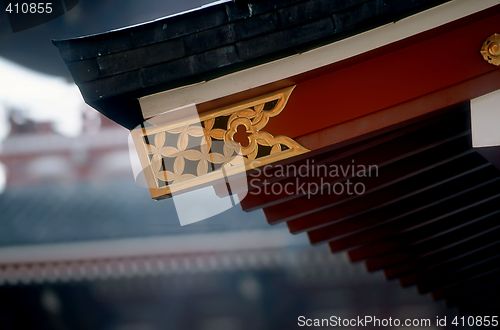 Image of Japanese roof perspective