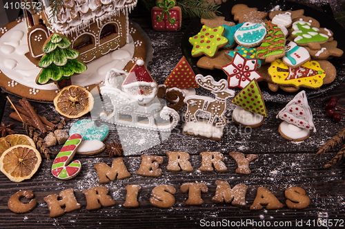 Image of Gingerbreads for new years and christmas