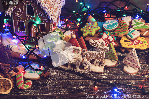 Image of Gingerbreads for new years and christmas