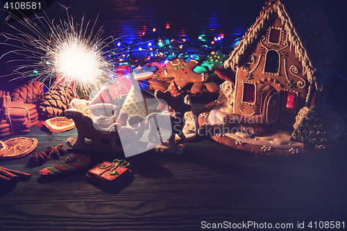 Image of Gingerbreads for new years and christmas