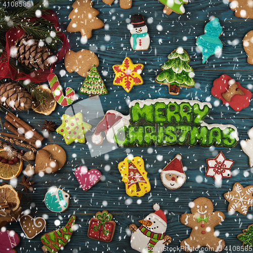 Image of Gingerbreads for new years and christmas