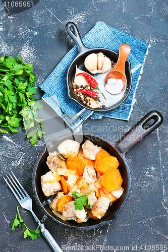 Image of meat with vegetables
