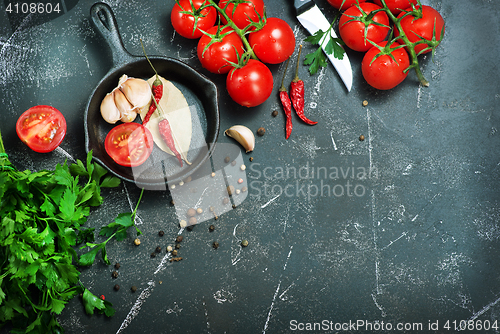 Image of tomato and spice