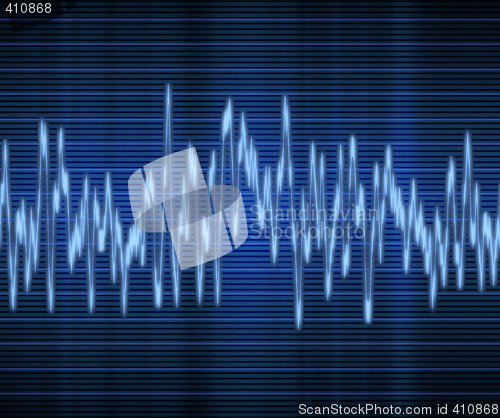 Image of audio or sound wave