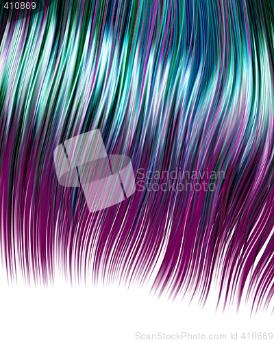 Image of colored anime hair