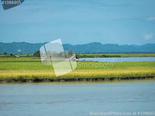 Image of The Kaladan River in Myanmar