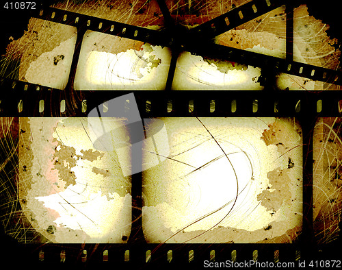 Image of abstract filmstrip