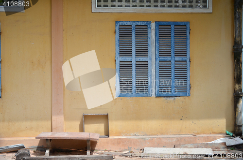 Image of Vintage window on a old building