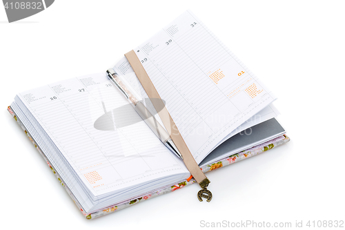 Image of Notebook opened on new year