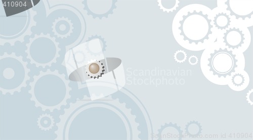 Image of Horizontal abstract light gray background in technical style wit