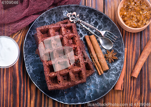 Image of chocolate wafer