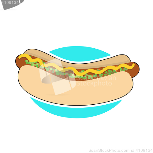 Image of Hot Dog and Relish