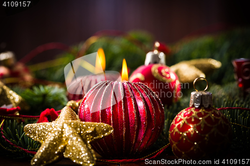 Image of Christmas candles