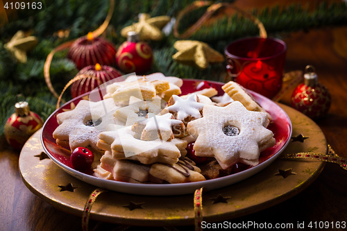 Image of Christmas cookies and gingerbread