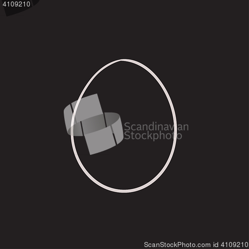 Image of Egg sketch icon.