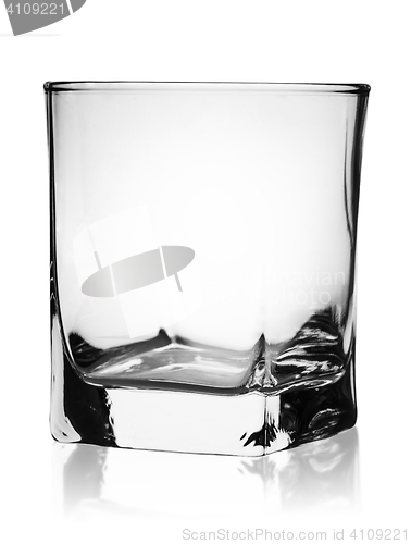 Image of Empty glass for whiskey rotated