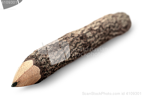 Image of Unusual pencil in the form of logs