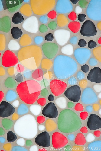 Image of Colour pebbles floor