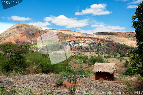 Image of Traditional Madagascar highland landscape