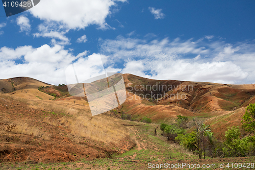 Image of Traditional Madagascar highland landscape