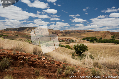 Image of Traditional Madagascar highland landscape